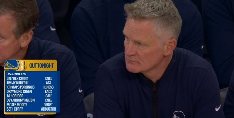 官方网站-不忍直视！勇士本场对阵尼克斯 大小库里&amp;巴特勒&amp;追梦等8人缺席